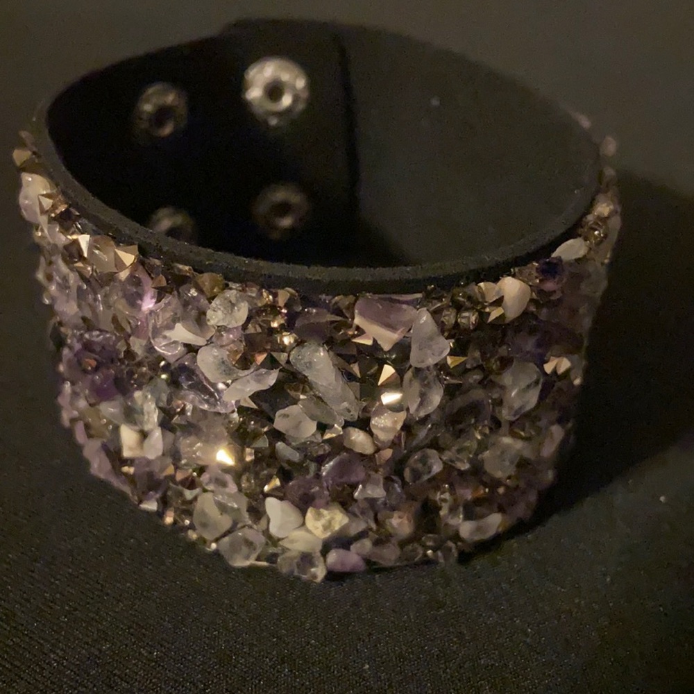 Purple wrap- leather